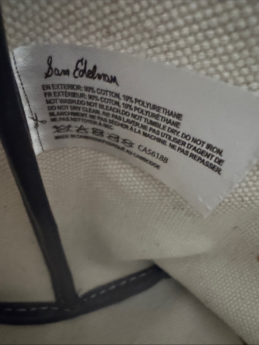 Sam Edelman Medium Harper Monogram Shopper Tote Navy - Picture 14 of 14